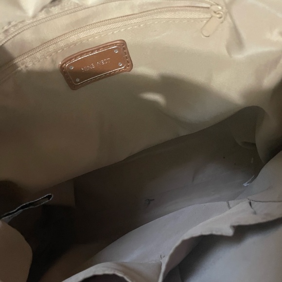 Nine West Blue and Cream Tote bubble shoulder bag - Picture 9 of 10